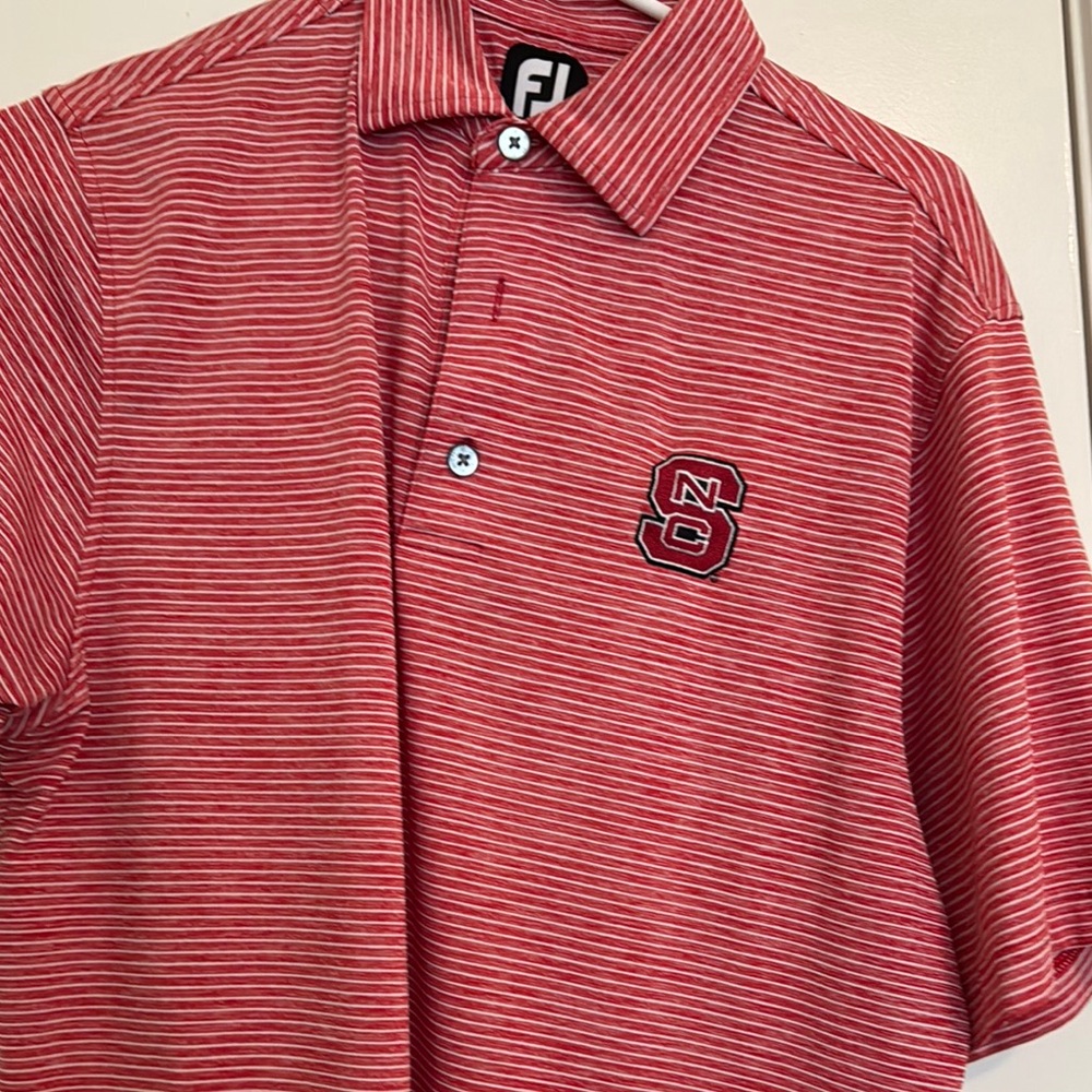 FootJoy Red Striped NCSU Polo